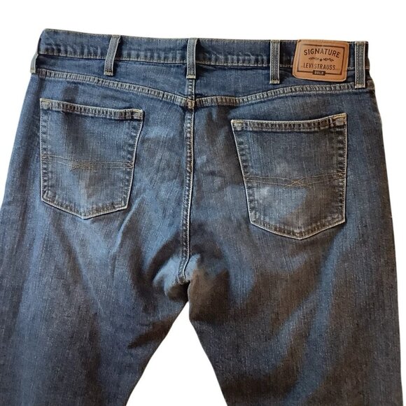 Signature By Levi Strauss Straight Leg Denim Jeans Men’s Jeans Size 40x30 - Picture 4 of 9